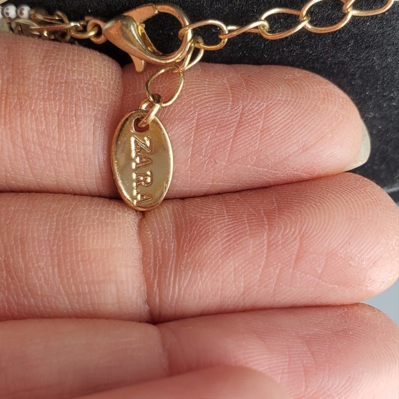 Zara Goldtone Multichain and Stud Earrings Set - Picture 5 of 10